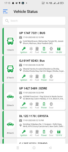 Android application GPSDESK TRACK screenshort