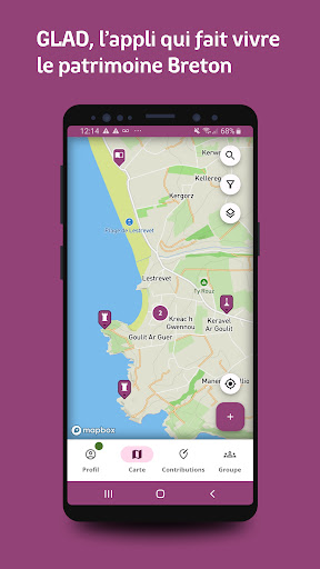 Android application GLAD screenshort