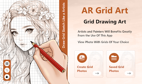 AR Grid Art: Grid Drawing Artのおすすめ画像1