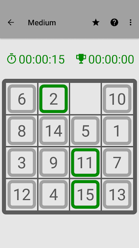 Android application 15 Puzzle: Sliding Puzzle Game screenshort