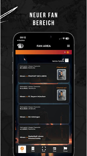 Android application NINERS Chemnitz screenshort