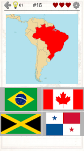 Captura 1 Los países de América y Caribe android