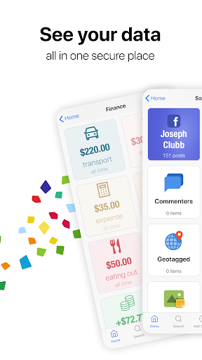 Personal Data Explorer Screen 2