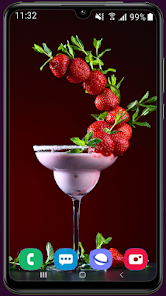 Captura de Pantalla 2 Strawberry Wallpaper HD android