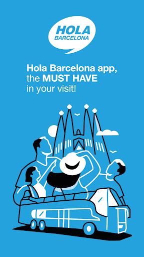 Android application Hola Barcelona screenshort
