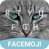Blue Eyes Cat Keyboard Theme for Whatsapp icon