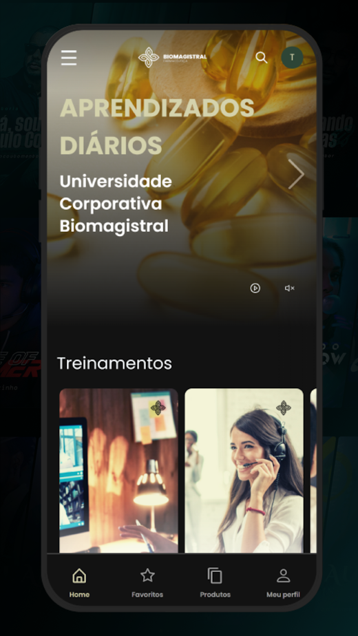 Android application UniBiomagistral screenshot