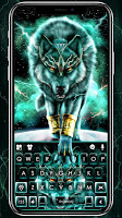 screenshot of Thunder Neon Wolf Theme