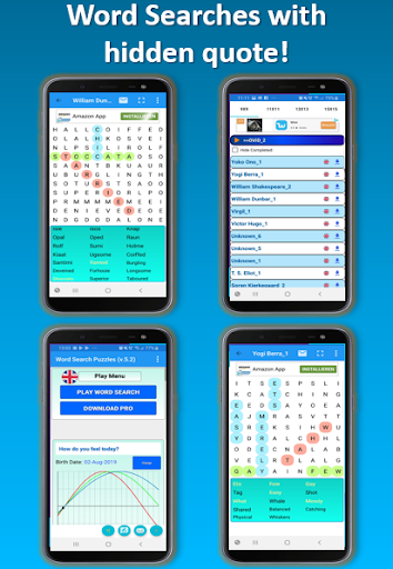 Android application Word Search puzzles games screenshort