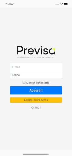 Android application Previsa Contabilidade screenshort