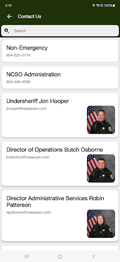 Nassau County Sheriff (FL) Screen 2