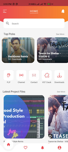 Android application Bollywood Beats screenshort