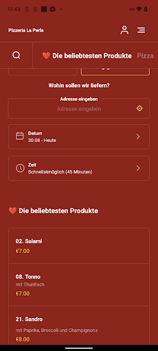 Pizzeria La Perla Bochum Screen 3
