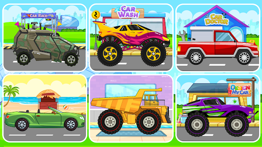 Car Wash & Car Games for Kids