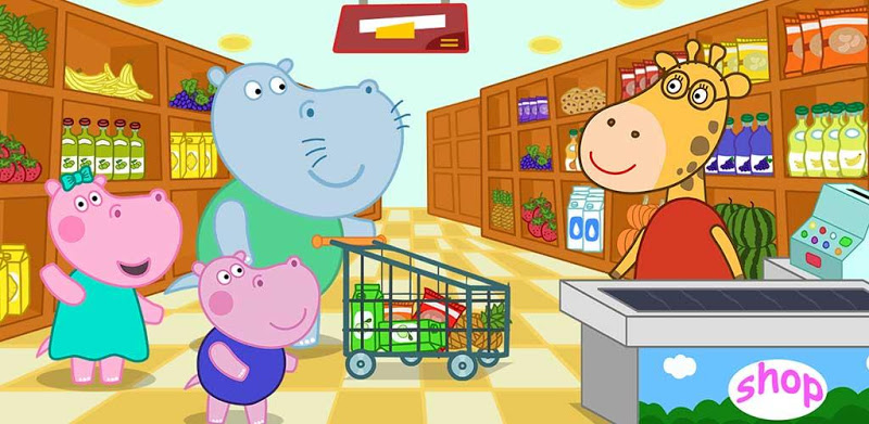 סופרמרקט: משחקי קניות לילדים