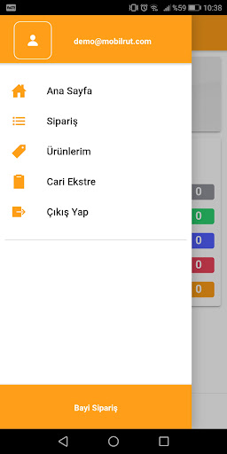 Bayi Sipariş Screen 2