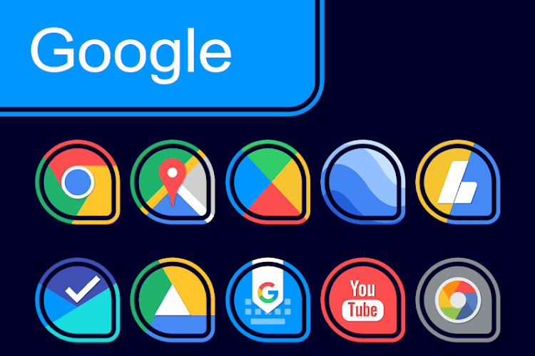 Pixel Ring Drop - Icon Pack - 63 - (Android)