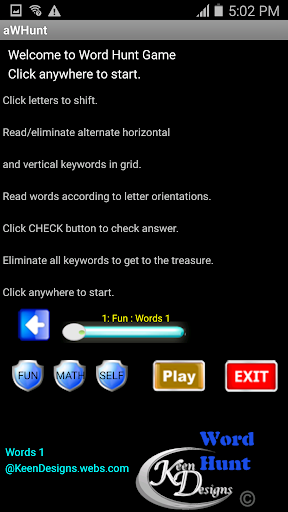 Android application aWHuntltd screenshort