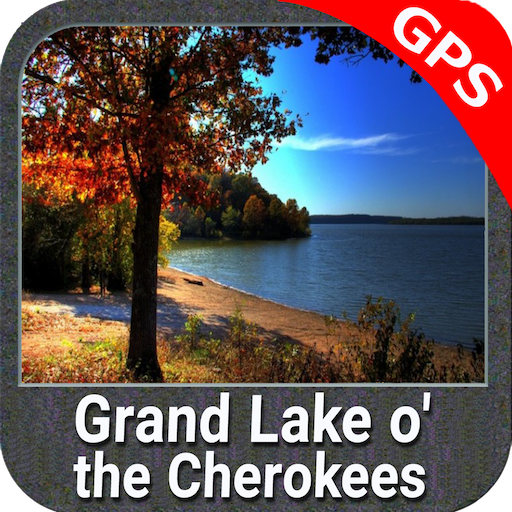 Grand Lake o the Cherokees Map logo