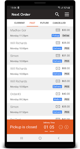 Android application Next Order - Receipt Printer screenshort