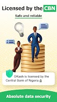 screenshot of OKash: Safe and reliable loan