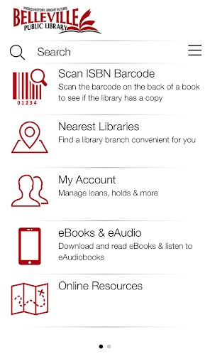 Android application Belleville Public Library screenshort
