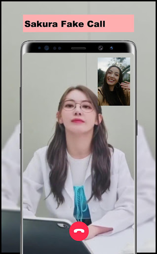 Sakura Fake Call Screen 3