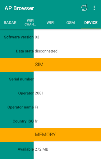 Access Point Browser Screen 3