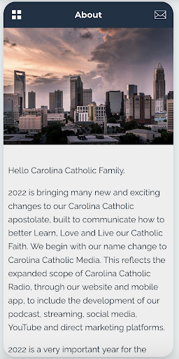 Carolina Catholic Media Screen 3