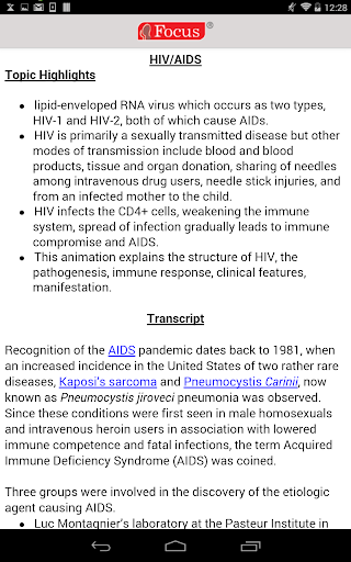 HIV and AIDS