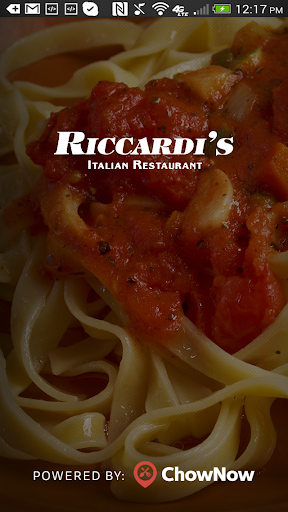 Android application Riccardi's Italian Restaurant screenshort