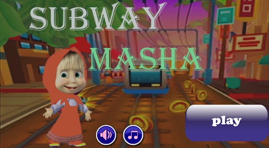 Subway Masha Run Mod Apk Download 3