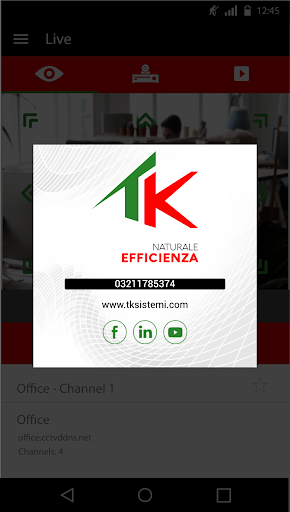 Android application TK SRL EasyView screenshort