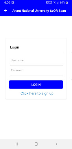 AnantU SeQR Scan Screen 2