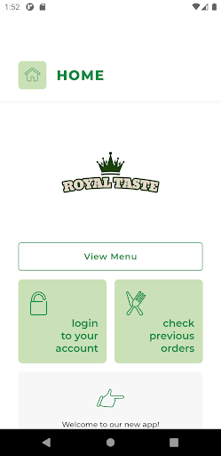 Android application Royal Taste CH46 screenshort