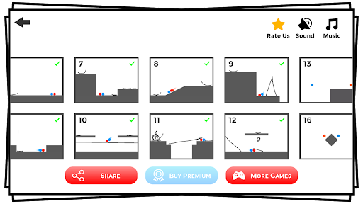 Draw Lines Physics Ball Puzzle Screen 3