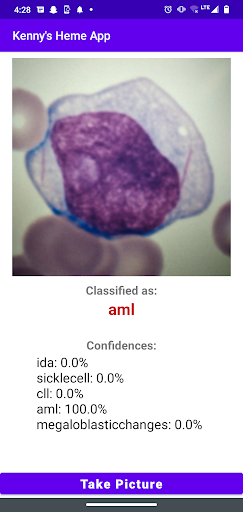 Android application HemeApp screenshort