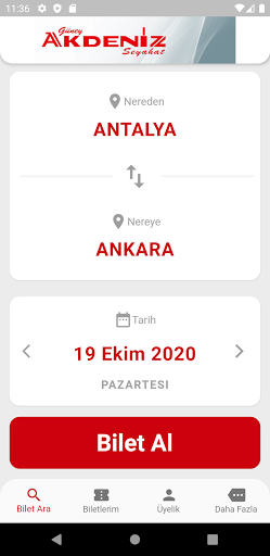 Android application Güney Akdeniz Seyahat screenshort
