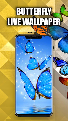 Android application Butterflies Wallpaper Live HD screenshort
