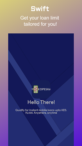 M-Kopesha - Loans to M-pesa Screen 3