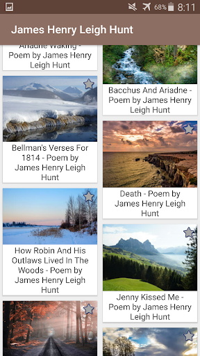 James Henry Leigh Hunt Poems