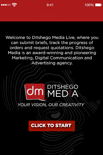 Android application Ditshego Media Live screenshort
