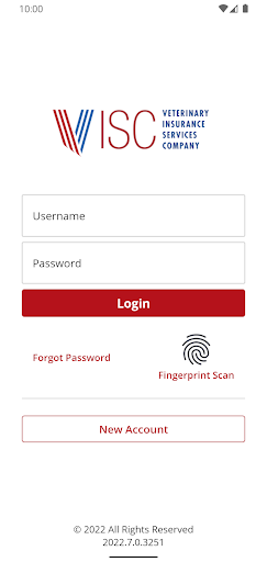 Android application Veterinary Ins. Serv. Company screenshort