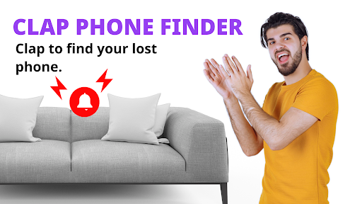 Android application Find My Phone by Clap: Whistle screenshort
