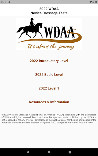 2022 WDAA Novice Tests