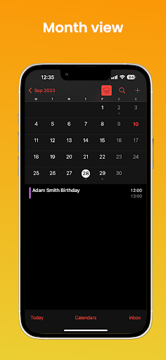 iCalendar - Calendar OS 18 Screen 2