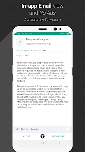 Temp Mail Screenshot