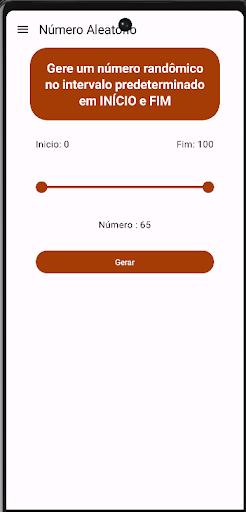 Android application Aleatorizando screenshort