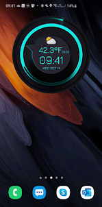 Widgets de reloj de Android
