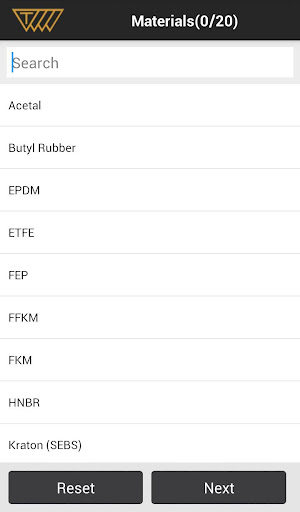 Android application Healthcare Materials screenshort